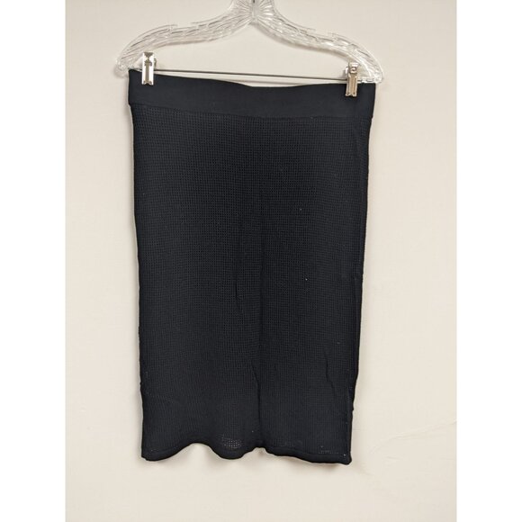 INC International Concepts Size M Medium Skirt Stretchy Black Modest - Picture 2 of 5